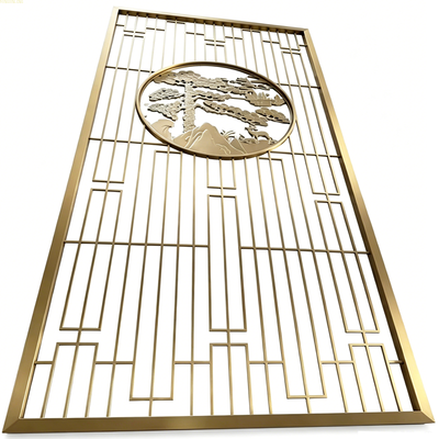 Good price 201 304 Stainless Steel Screen Partition Designed For Commercial  Restaurants/ Hotels / Clubs With Custom Size And Finish Options online