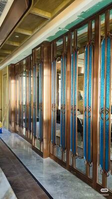 Good price Custom Islamic Geometric Pattern Stainless Steel Partition online
